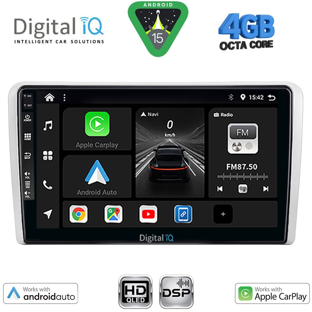DIGITAL IQ BXF 16481SL_CPAA (9inc) MULTIMEDIA TABLET for OPEL ALL mod. 2004-2014 (SILVER)