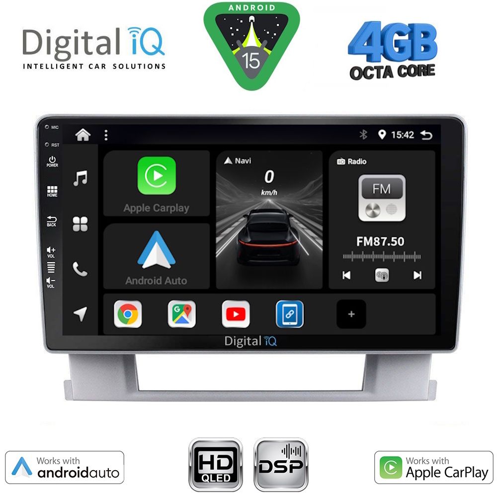 DIGITAL IQ BXF 16482_CPAA (9inc) MULTIMEDIA TABLET for OPEL ASTRA J mod. 2010-2016