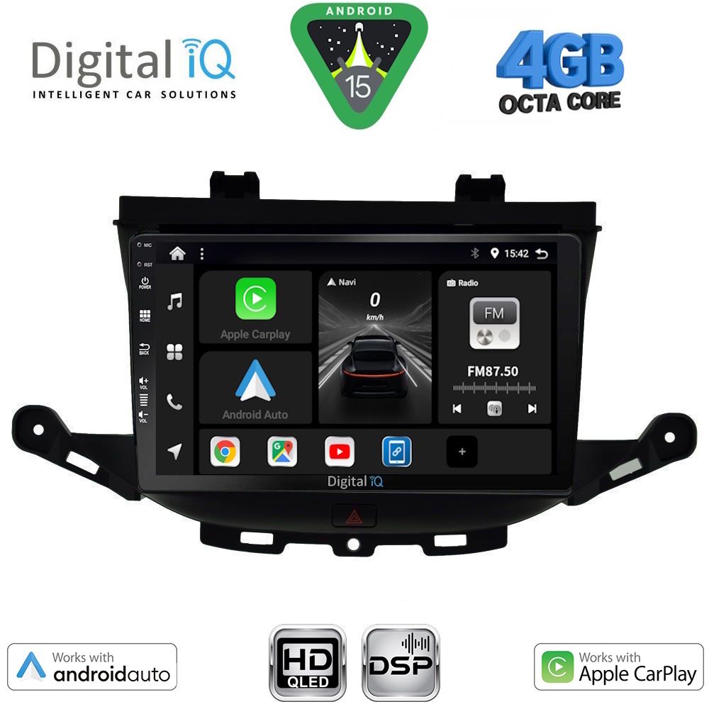 DIGITAL IQ BXF 16483_CPAA (9inc) MULTIMEDIA TABLET for OPEL ASTRA K mod. 2015-2023