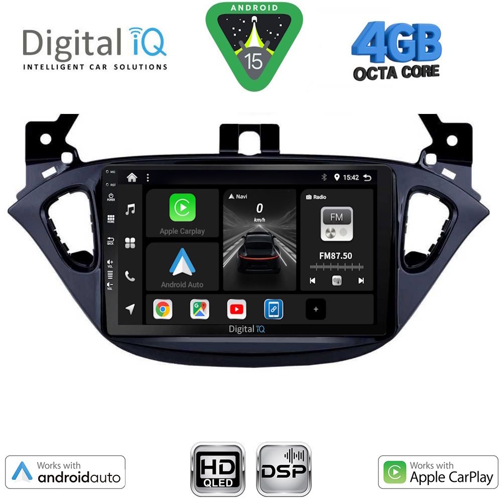 DIGITAL IQ BXF 16486_CPAA (9inc) MULTIMEDIA TABLET for OPEL ADAM - CORSA E mod. 2014-2019