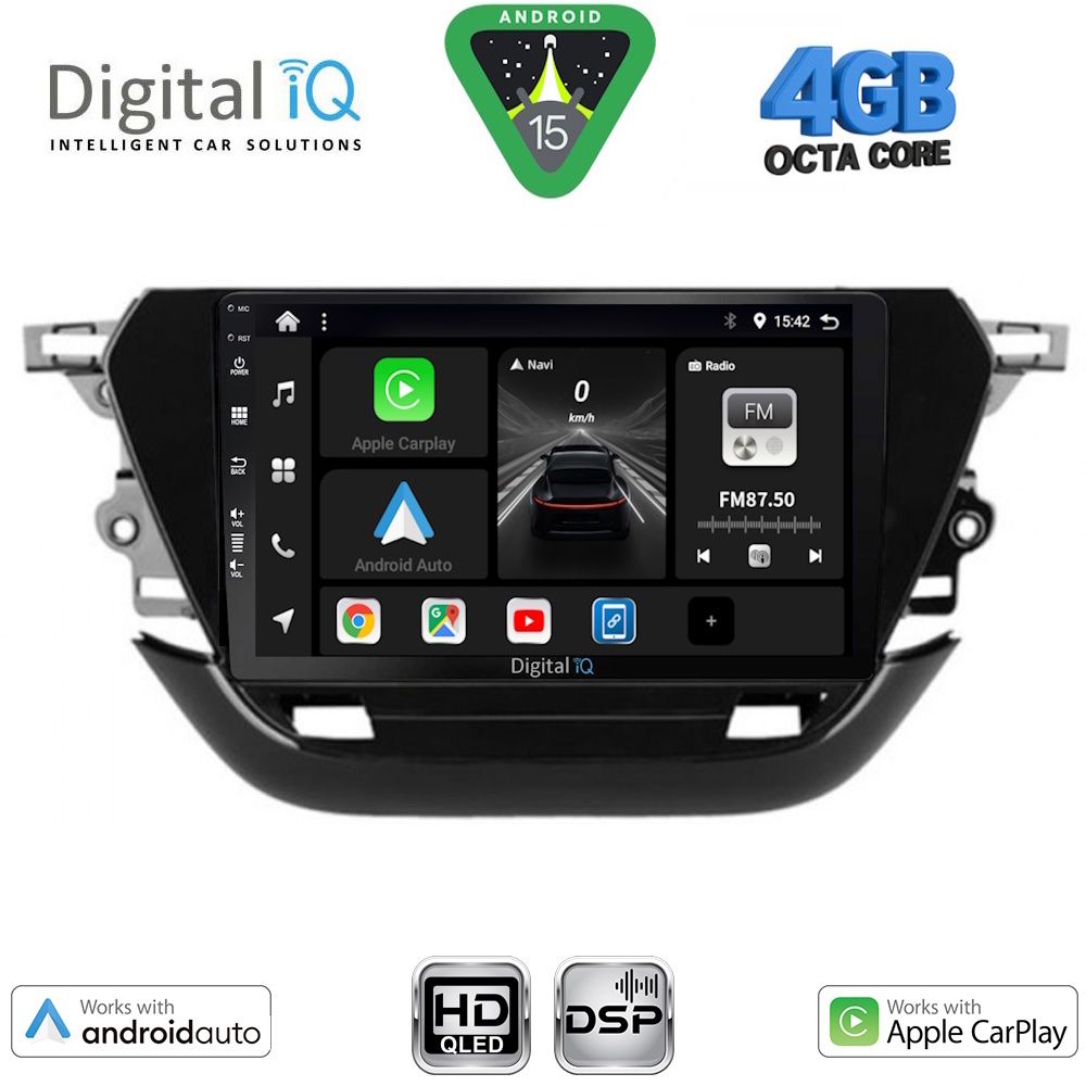 DIGITAL IQ BXF 16487_CPAA (9inc) MULTIMEDIA TABLET for OPEL CORSA F mod. 2019-2024