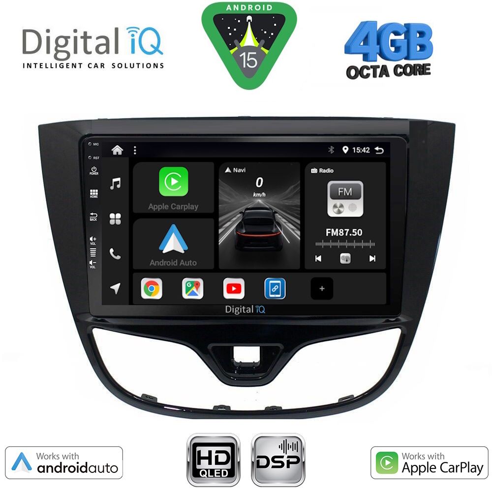 DIGITAL IQ BXF 16489_CPAA (10inc) MULTIMEDIA TABLET for OPEL KARL mod. 2014-2019