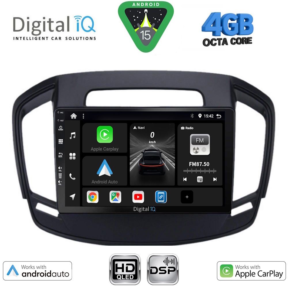 DIGITAL IQ BXF 16492_CPAA (9inc) MULTIMEDIA TABLET for OPEL INSIGNIA mod. 2014-2017