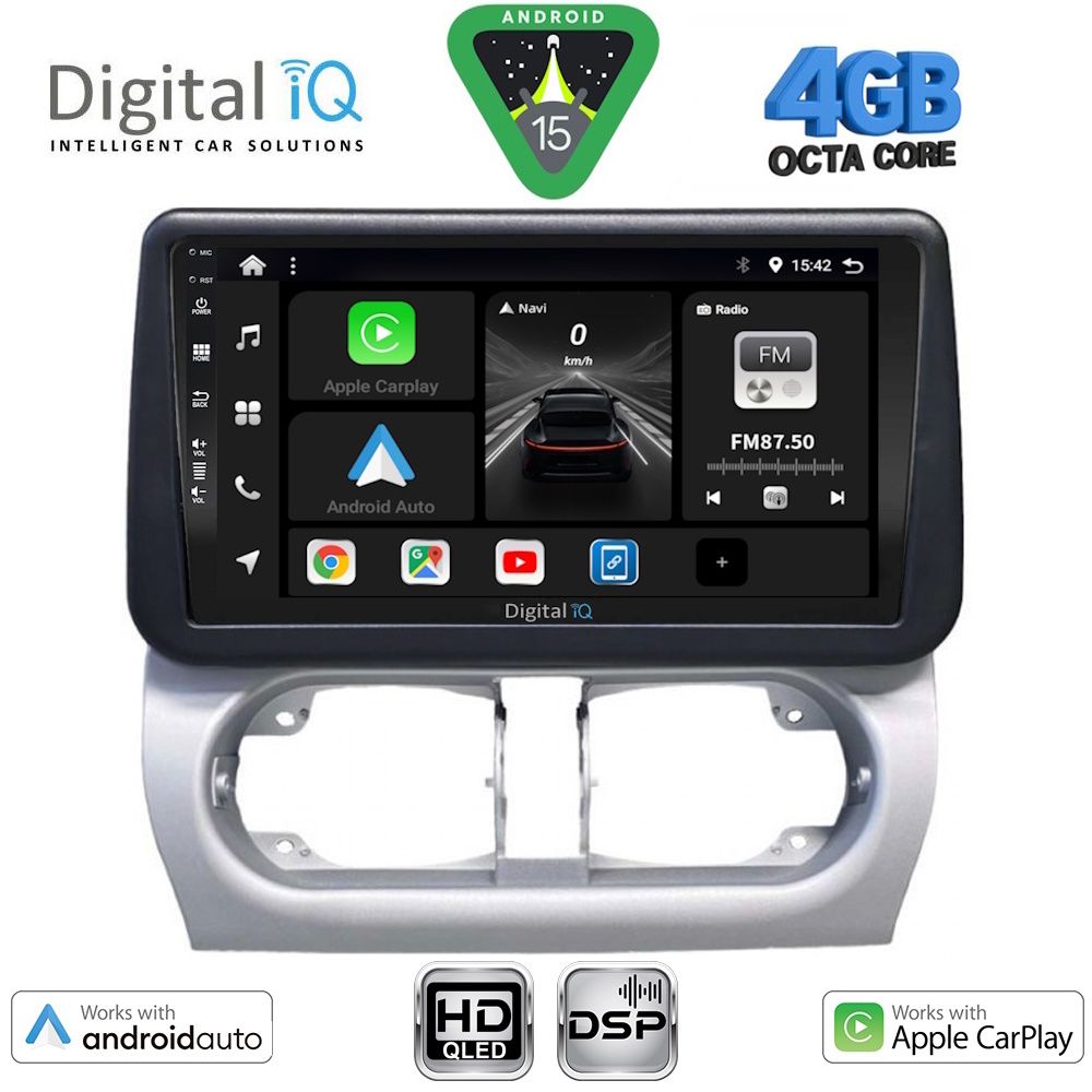 DIGITAL IQ BXF 16500_CPAA (9inc) MULTIMEDIA TABLET for OPEL CORSA C mod 2000-2006 - TIGRA mod. 2004-2009