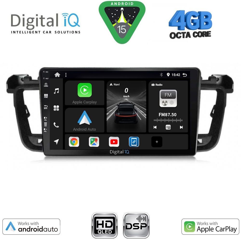 DIGITAL IQ BXF 16518_CPAA (9inc) MULTIMEDIA TABLET for PEUGEOT 508 mod. 2010-2016
