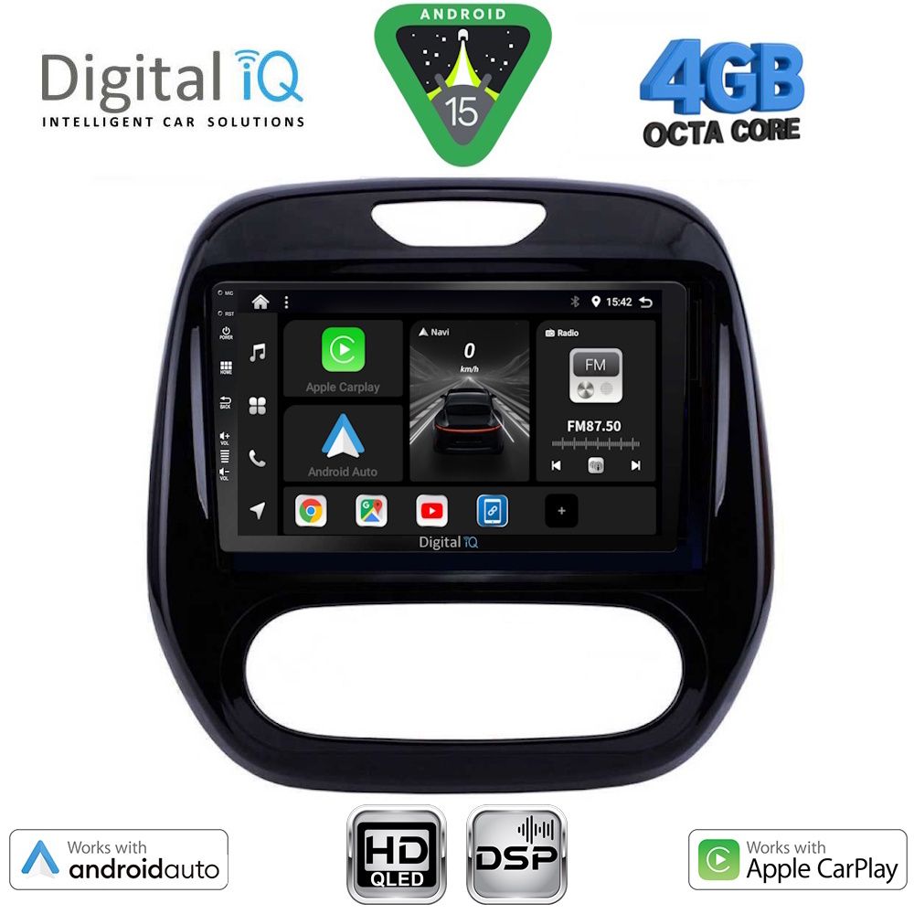 DIGITAL IQ BXF 16542_CPAA (9inc) MULTIMEDIA TABLET for RENAULT CAPTUR mod. 2013-2019