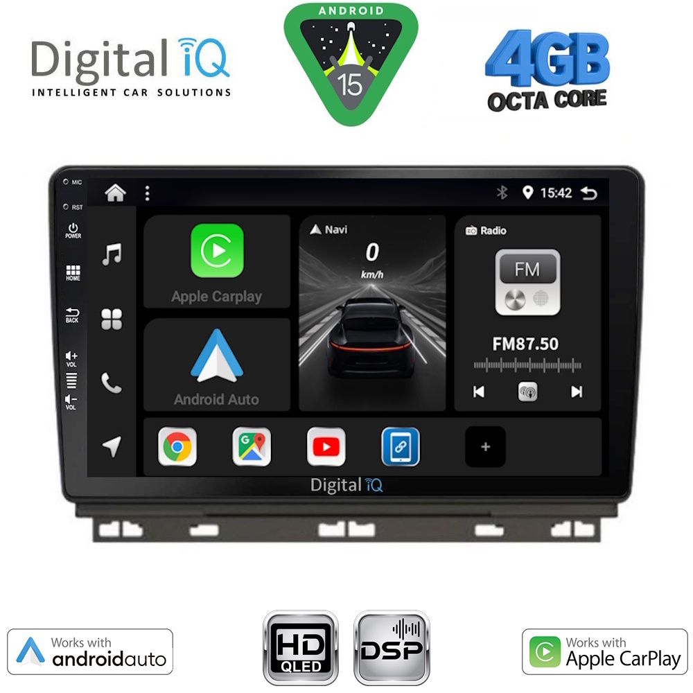 DIGITAL IQ BXF 16546_CPAA (9inc) MULTIMEDIA TABLET for RENAULT CLIO - CAPTUR mod. 2019-2026