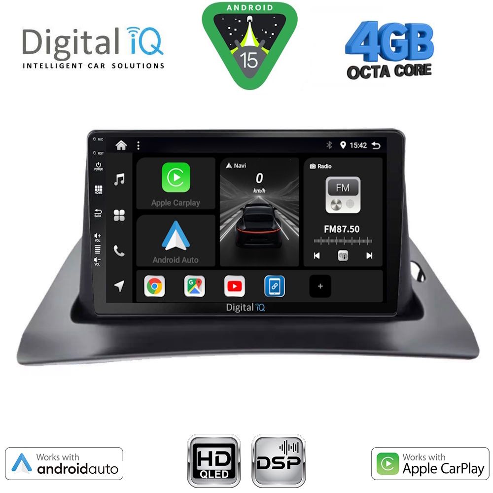 DIGITAL IQ BXF 16550_CPAA (9inc) MULTIMEDIA TABLET for RENAULT KANGOO mod. 2010-2021