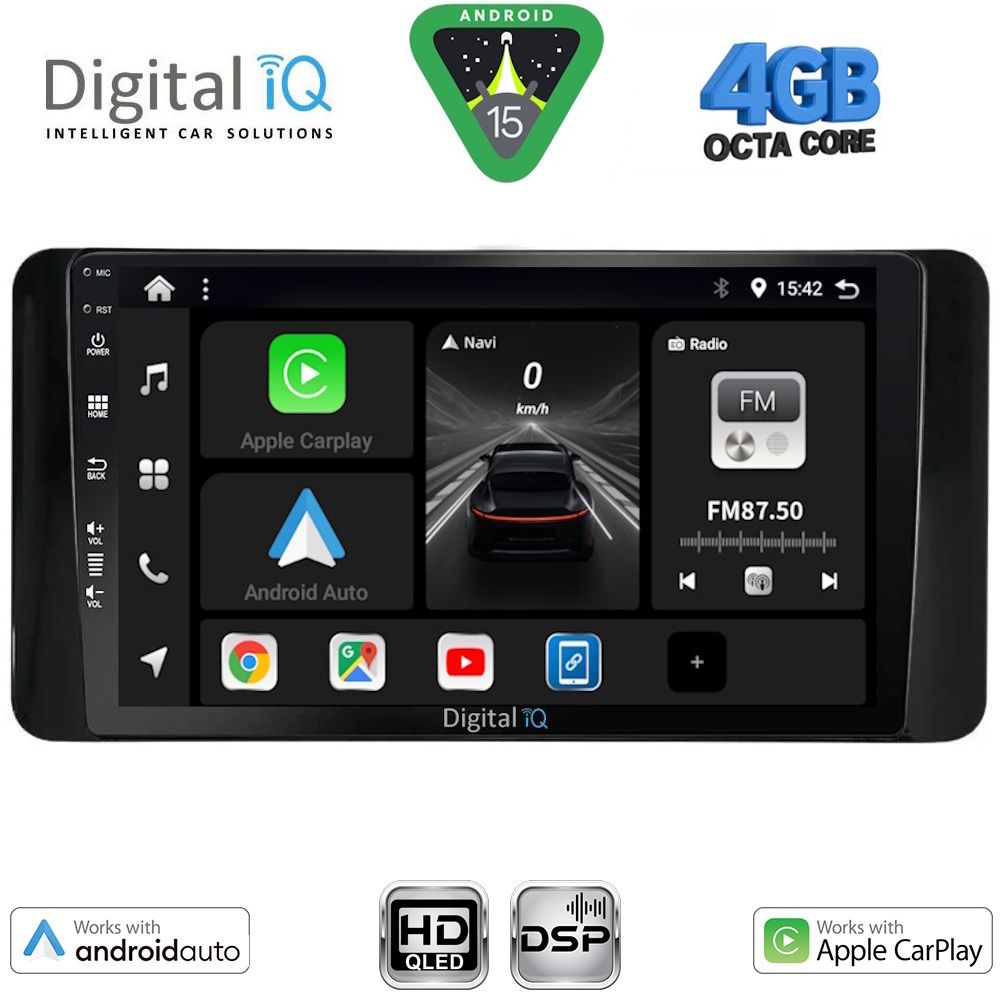 DIGITAL IQ BXF 17778_CPAA (10inc) MULTIMEDIA TABLET for TOYOTA LAND CRUISER LC300 mod. 2023-2026