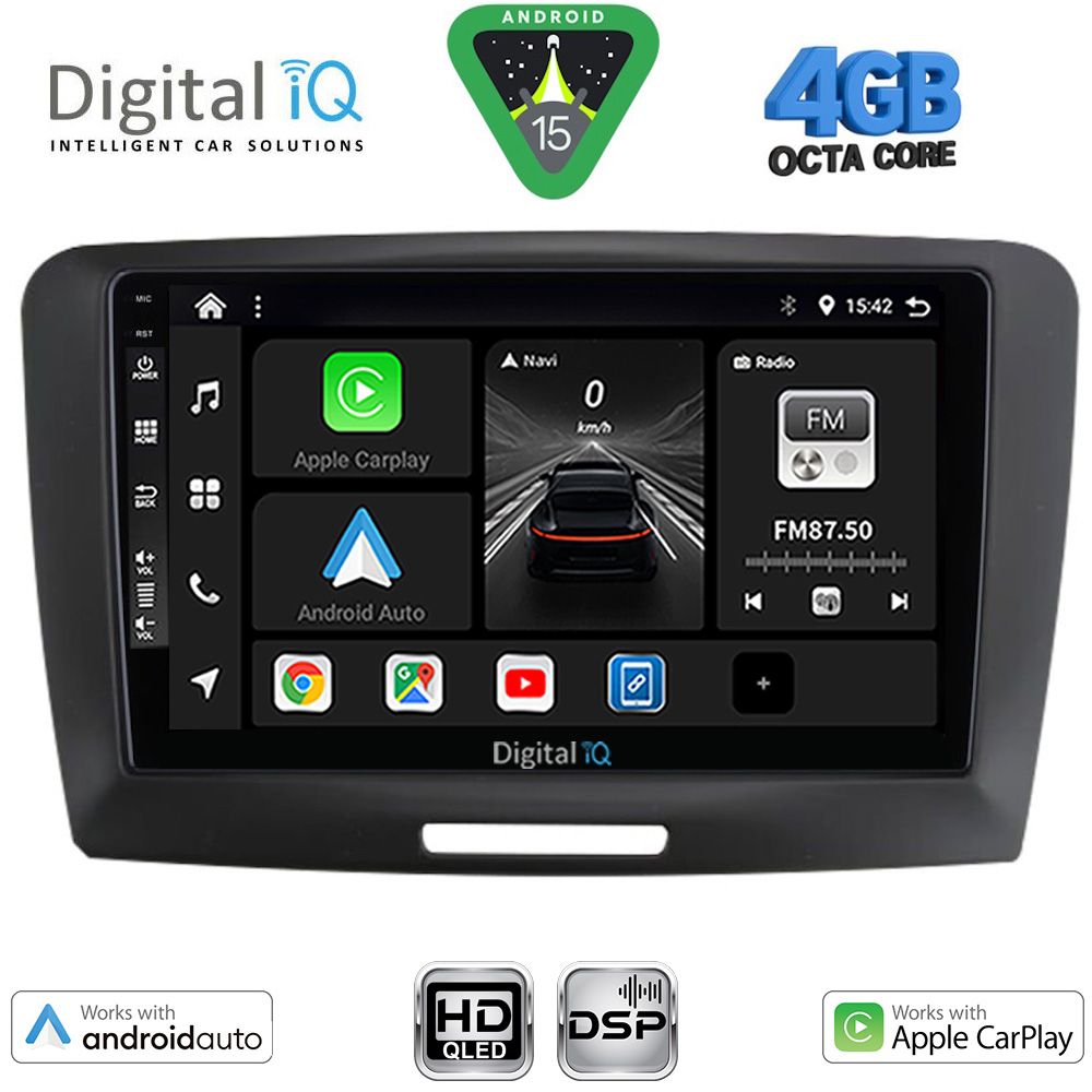 DIGITAL IQ BXF 16604A_CPAA (9inc) MULTIMEDIA TABLET for SKODA SUPERB mod. 2008-2015