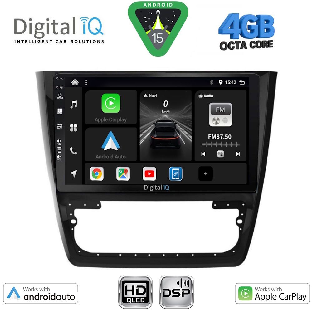 DIGITAL IQ BXF 16610_CPAA (10inc) MULTIMEDIA TABLET for SKODA YETI mod. 2014-2018