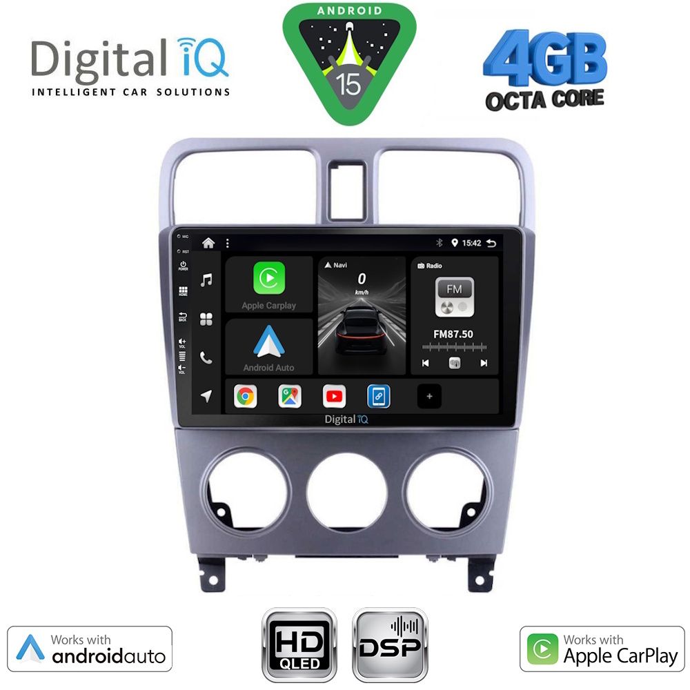 DIGITAL IQ BXF 16661_CPAA (9inc) MULTIMEDIA TABLET for SUBARU FORESTER mod. 2002-2008