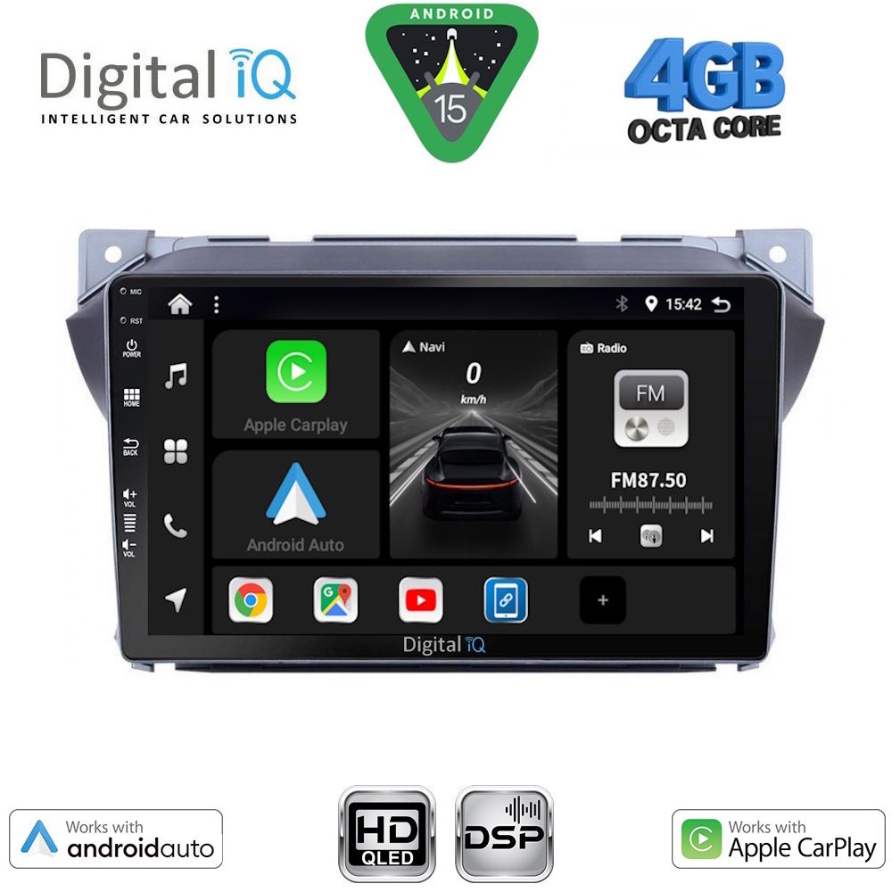 DIGITAL IQ BXF 16670_CPAA (9inc) MULTIMEDIA TABLET for SUZUKI ALTO - NISSAN PIXO 2009-2014