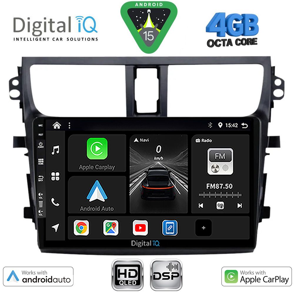 DIGITAL IQ BXF 16674_CPAA (9inc) MULTIMEDIA TABLET for SUZUKI CELERIO mod. 2015-2021