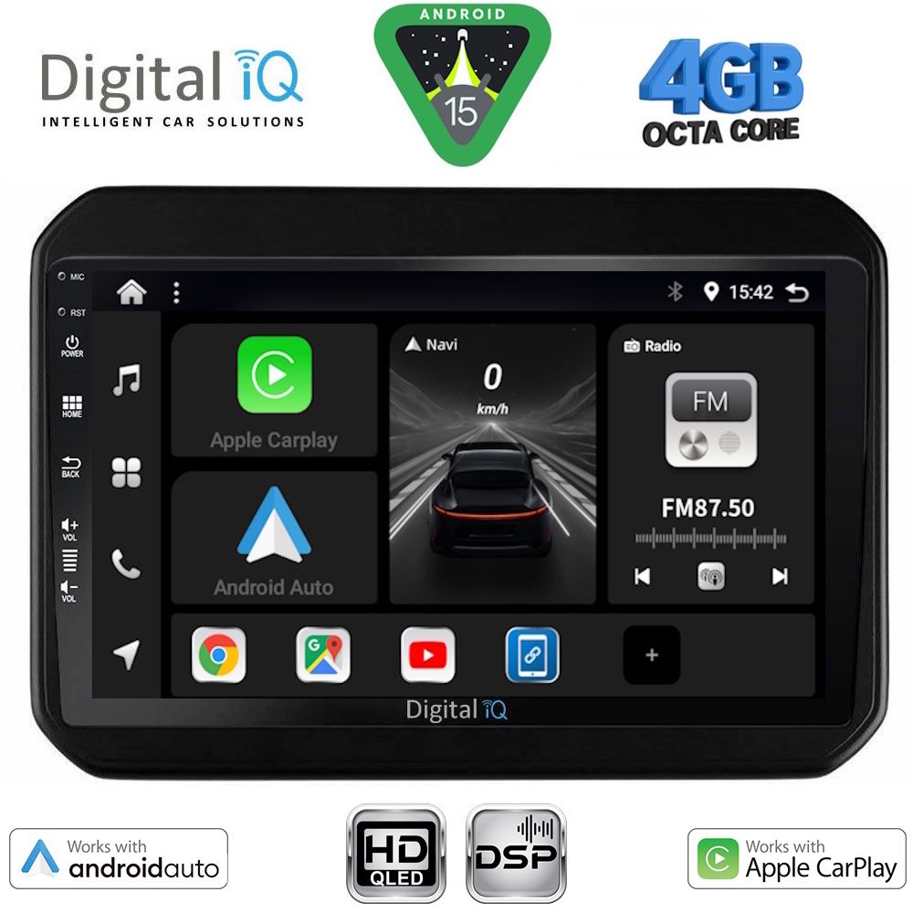 DIGITAL IQ BXF 16676_CPAA (9inc) MULTIMEDIA TABLET for SUZUKI IGNIS mod. 2016-2026