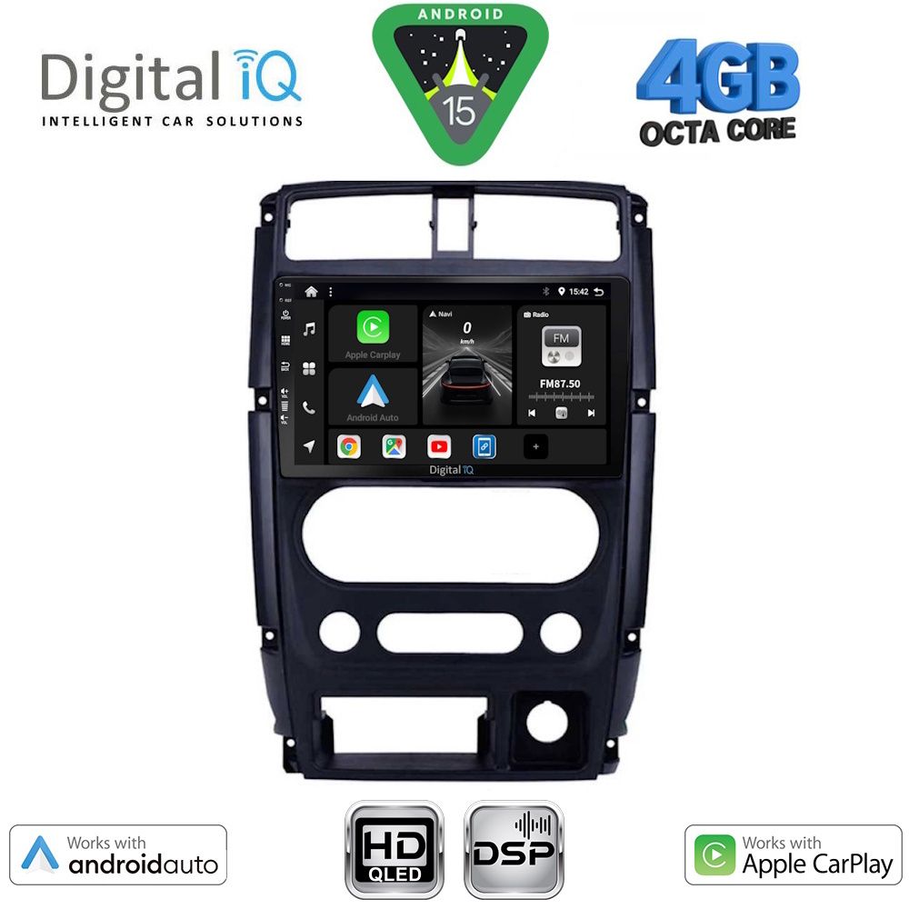 DIGITAL IQ BXF 16678_CPAA (9inc) MULTIMEDIA TABLET for SUZUKI JIMNY mod. 2007-2017