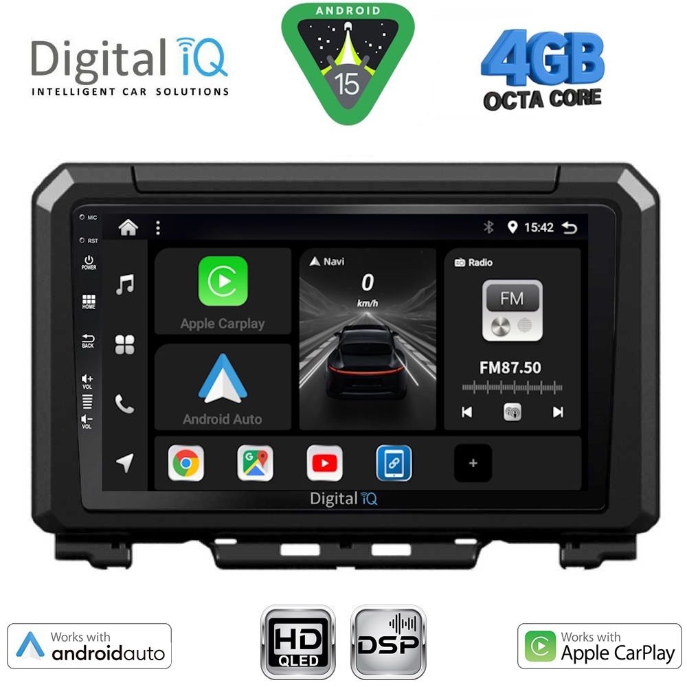 DIGITAL IQ BXF 16679_CPAA (9inc) MULTIMEDIA TABLET for SUZUKI JIMNY mod. 2017-2026