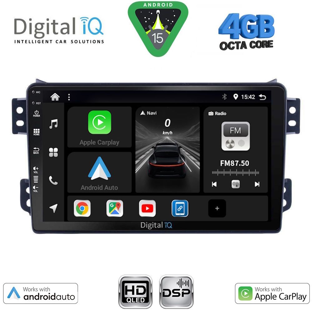 DIGITAL IQ BXF 16682_CPAA (9inc) MULTIMEDIA TABLET for OPEL AGILA - SUZUKI SPLASH mod. 2008-2018