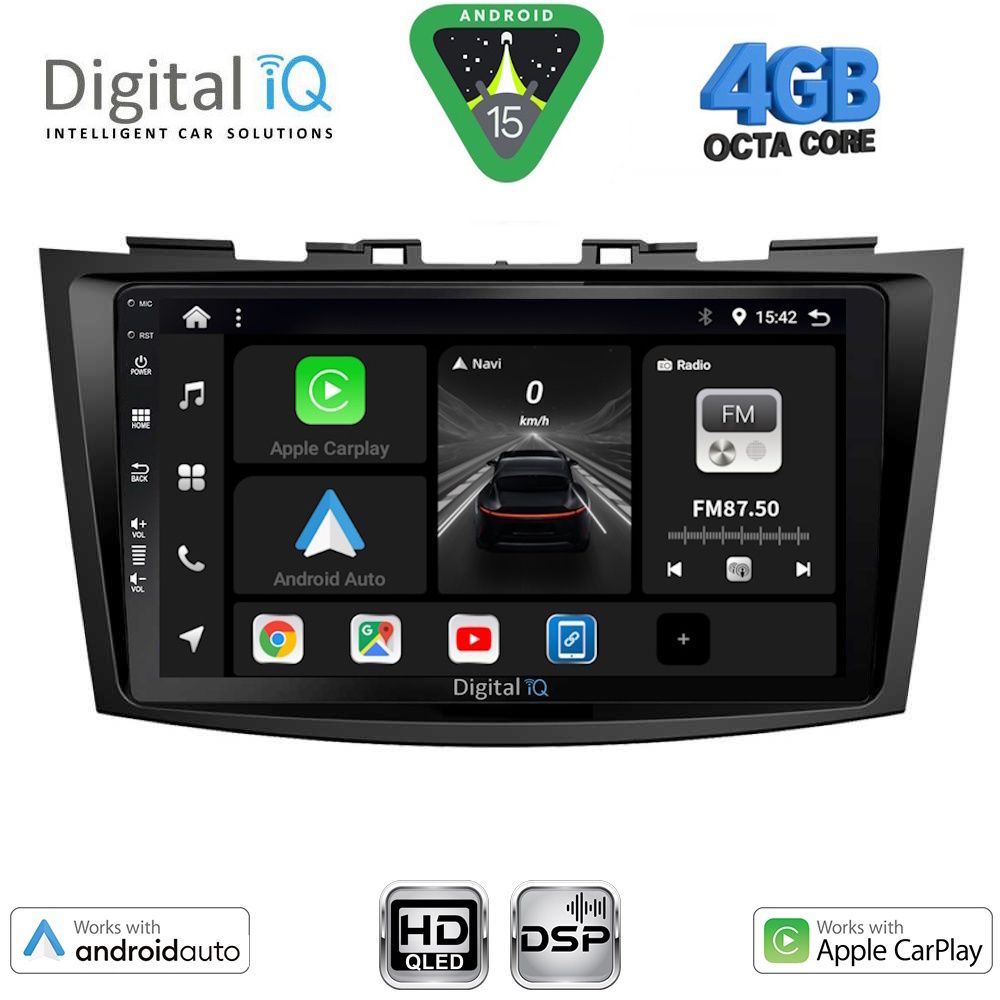 DIGITAL IQ BXF 16685_CPAA (9inc) MULTIMEDIA TABLET for SUZUKI SWIFT mod. 2011-2016