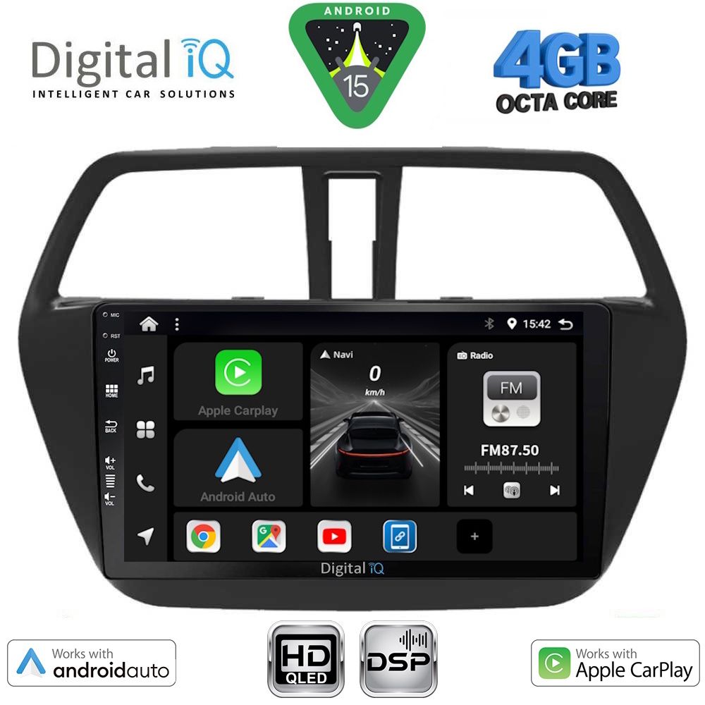 DIGITAL IQ BXF 16689_CPAA (9inc) MULTIMEDIA TABLET for SUZUKI SX4 S-CROSS mod. 2014-2021
