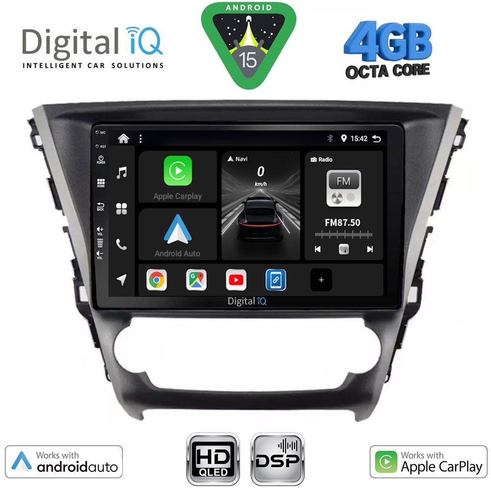 DIGITAL IQ BXF 16706_CPAA (10inc) MULTIMEDIA TABLET for TOYOTA AVENSIS mod. 2016-2019
