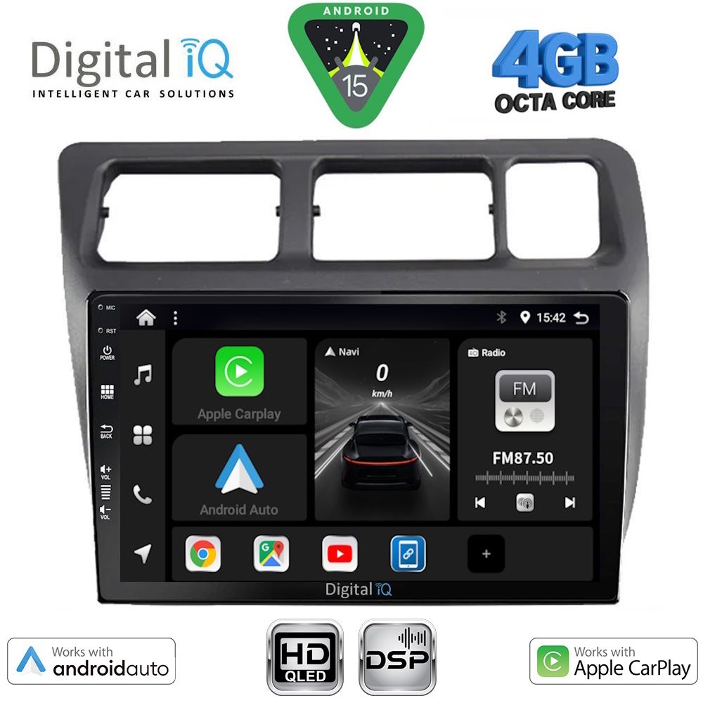 DIGITAL IQ BXF 16710_CPAA (9inc) MULTIMEDIA TABLET for TOYOTA COROLLA mod. 1992-1997