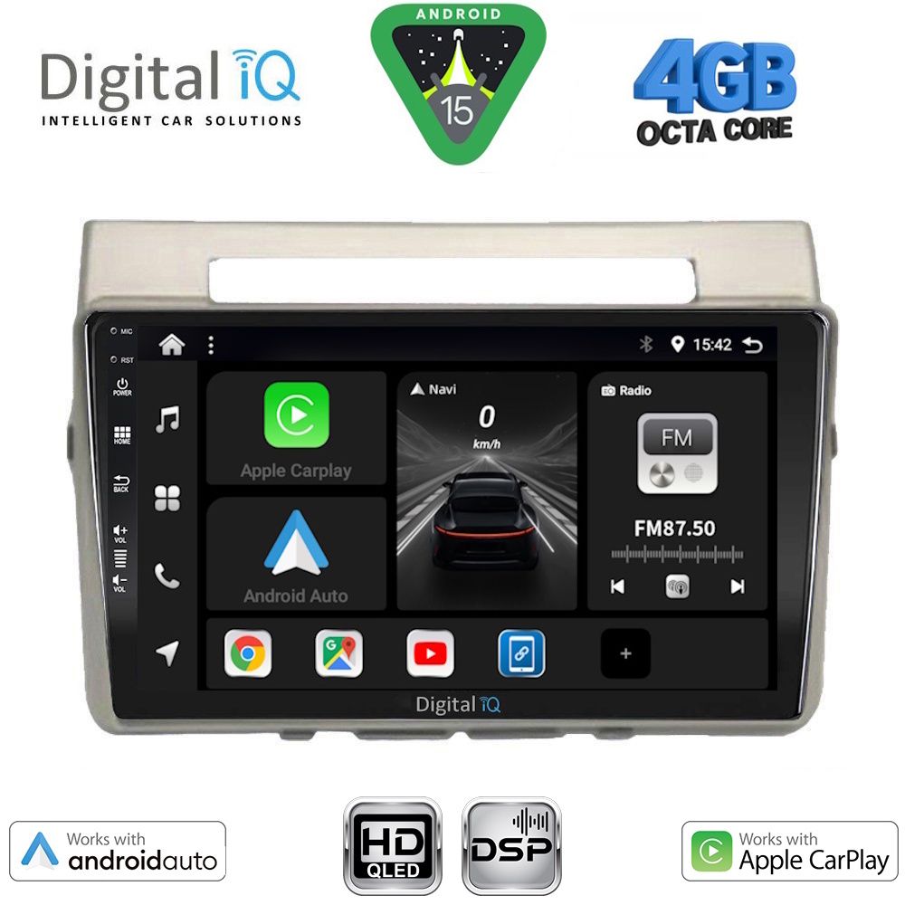 DIGITAL IQ BXF 16711B_CPAA (9inc) MULTIMEDIA TABLET for TOYOTA COROLLA VERSO mod. 2004-2009