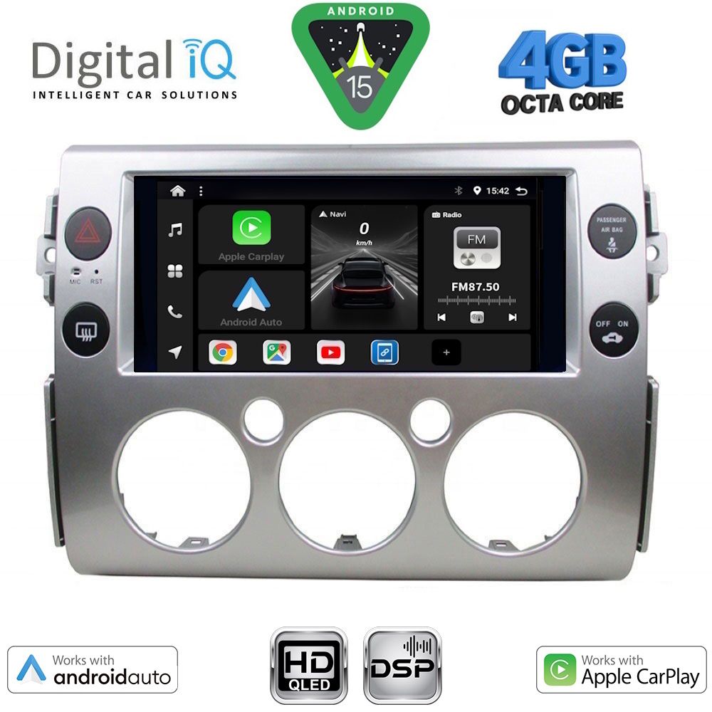 DIGITAL IQ BXF 16717_CPAA (9inc) MULTIMEDIA TABLET for TOYOTA FJ CRUISER mod. 2007-2013