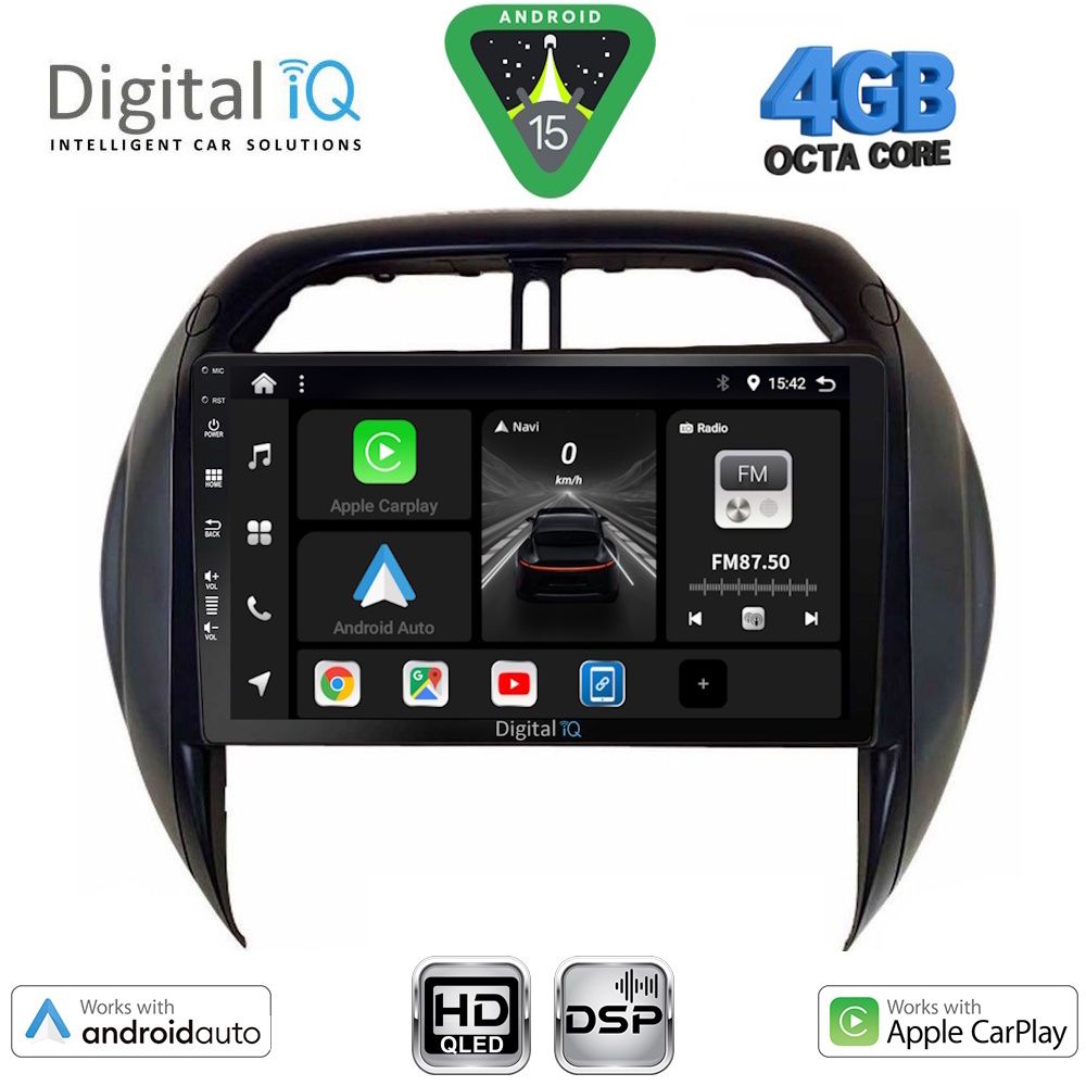 DIGITAL IQ BXF 16730_CPAA CLIMA (9inc) MULTIMEDIA TABLET for TOYOTA RAV 4 mod. 2000-2006
