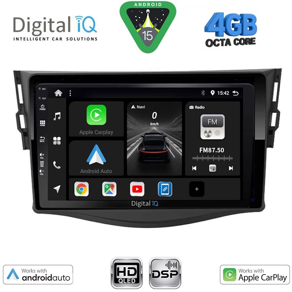 DIGITAL IQ BXF 16731_CPAA (9inc) MULTIMEDIA TABLET for TOYOTA RAV 4 mod. 2006-2012
