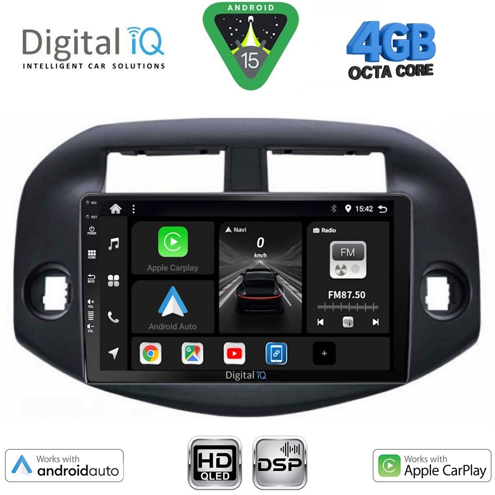 DIGITAL IQ BXF 16732_CPAA (10inc) MULTIMEDIA TABLET for TOYOTA RAV 4 mod. 2006-2012