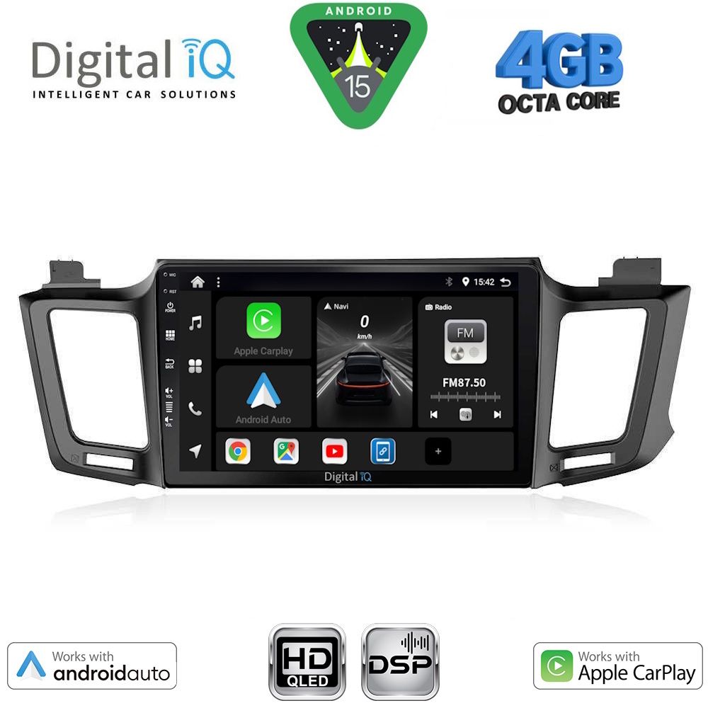 DIGITAL IQ BXF 16733_CPAA (10inc) MULTIMEDIA TABLET for TOYOTA RAV 4 mod. 2013-2019