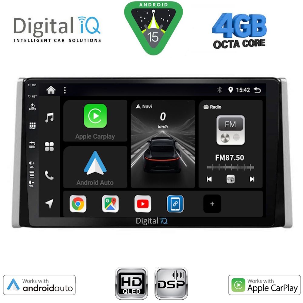 DIGITAL IQ BXF 16734_CPAA (10inc) MULTIMEDIA TABLET for TOYOTA RAV 4 mod. 2019-2025