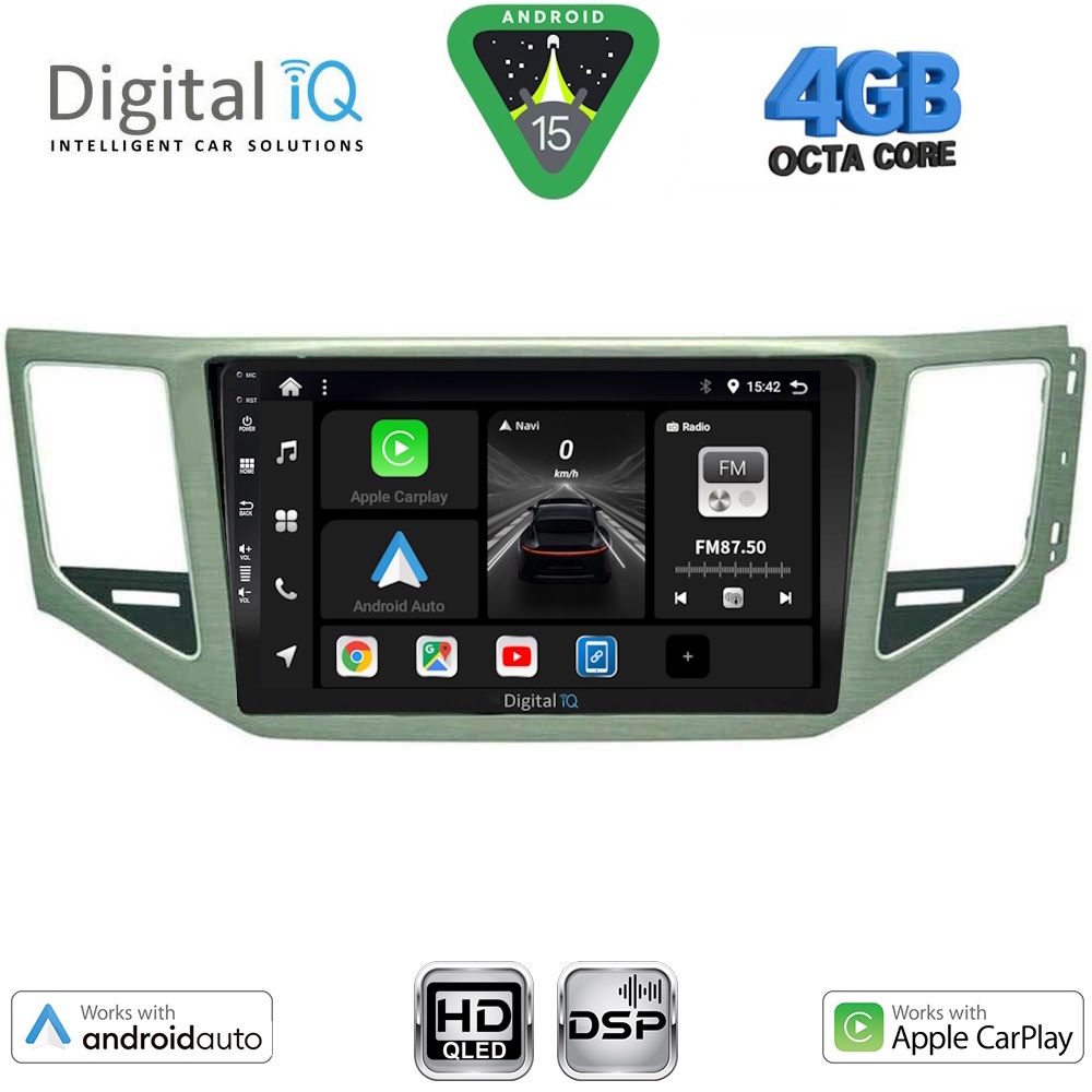 DIGITAL IQ BXF 16745_CPAA (SL) (10inc) MULTIMEDIA TABLET for VW GOLF SPORTSVAN mod. 2014-2021