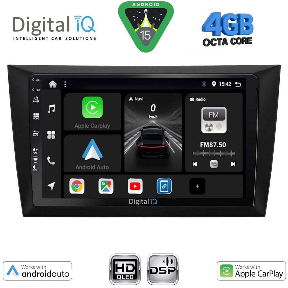 DIGITAL IQ BXF 16746_CPAA (9inc) MULTIMEDIA TABLET for GOLF 6 mod. 2009-2012