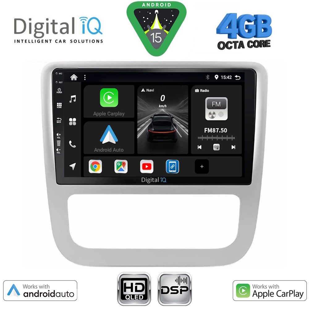 DIGITAL IQ BXF 16751_CPAA CLIMA (9inc) MULTIMEDIA TABLET for VW EOS mod. 2006-2016 - SCIROCCO mod. 2011-2014