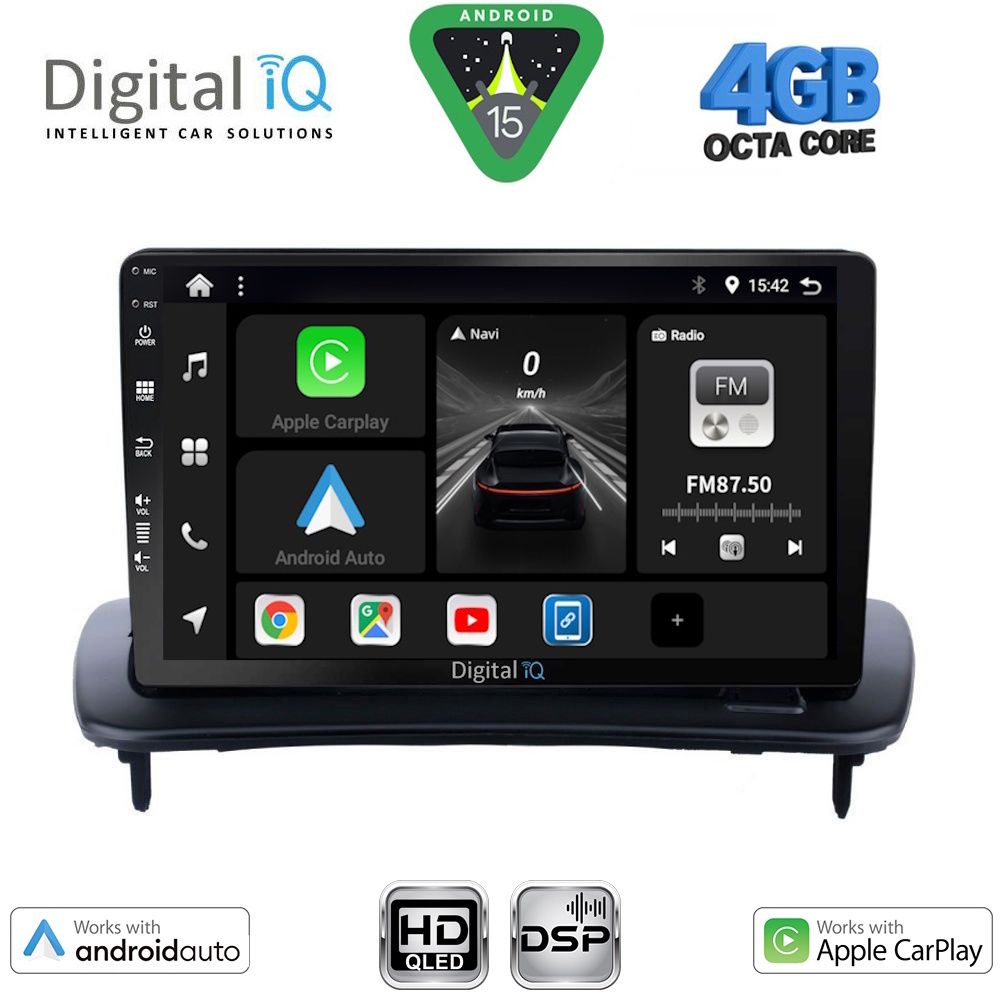 DIGITAL IQ BXF 16783_CPAA (9inc) MULTIMEDIA TABLET for VOLVO C30 - S40 mod. 2004-2013