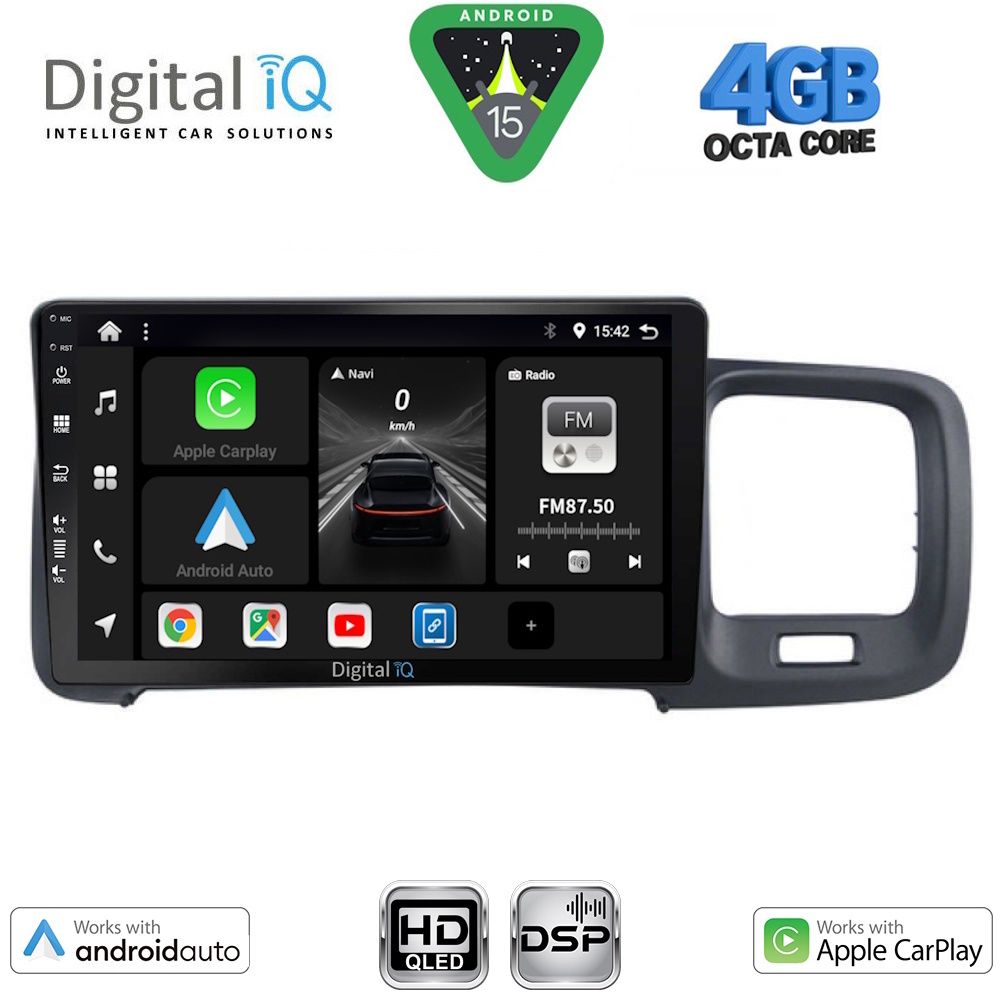 DIGITAL IQ BXF 16785_CPAA (9inc) MULTIMEDIA TABLET for VOLVO S60 mod. 2010-2018