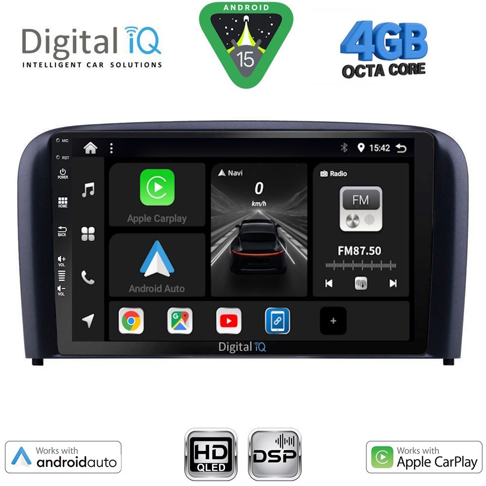 DIGITAL IQ BXF 16786_CPAA (9inc) MULTIMEDIA TABLET for VOLVO S80 mod. 1998-2006