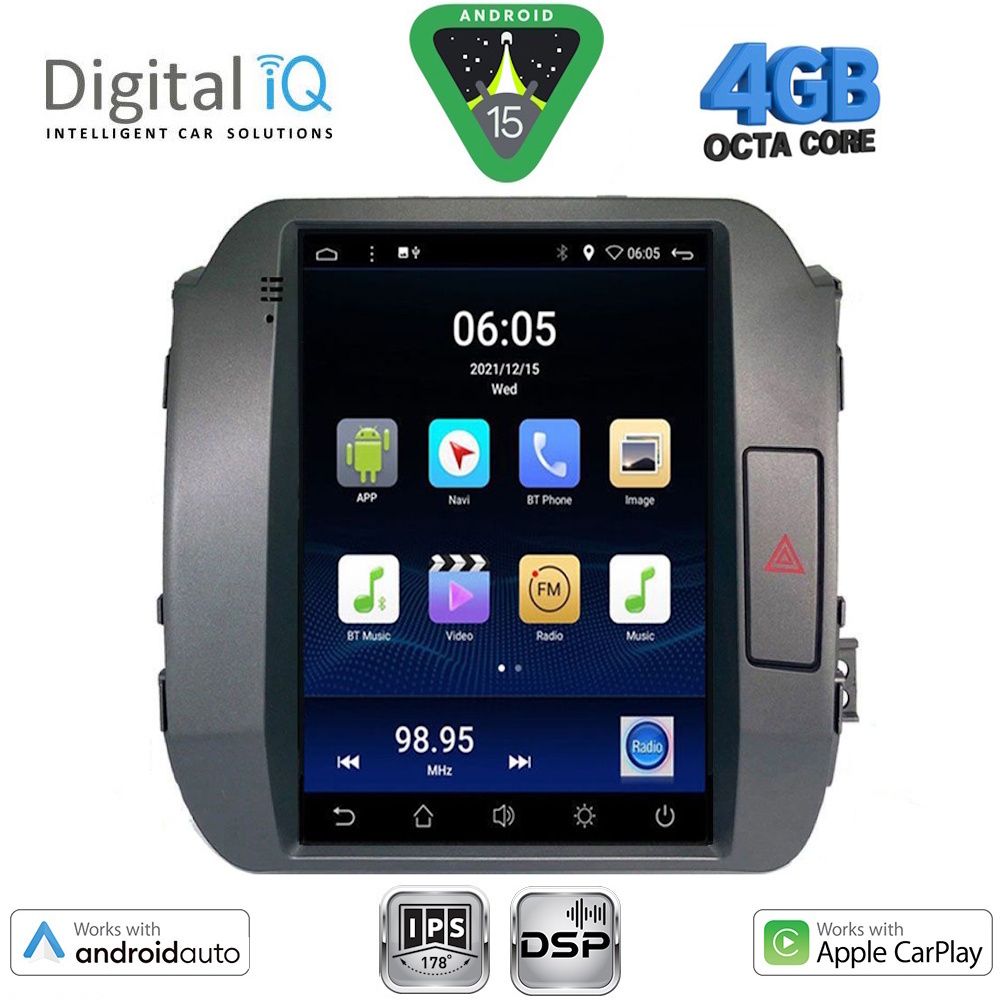 DIGITAL IQ BXF 6927_CPAA TESLA STYLE for KIA SPORTAGE mod. 2010-2015
