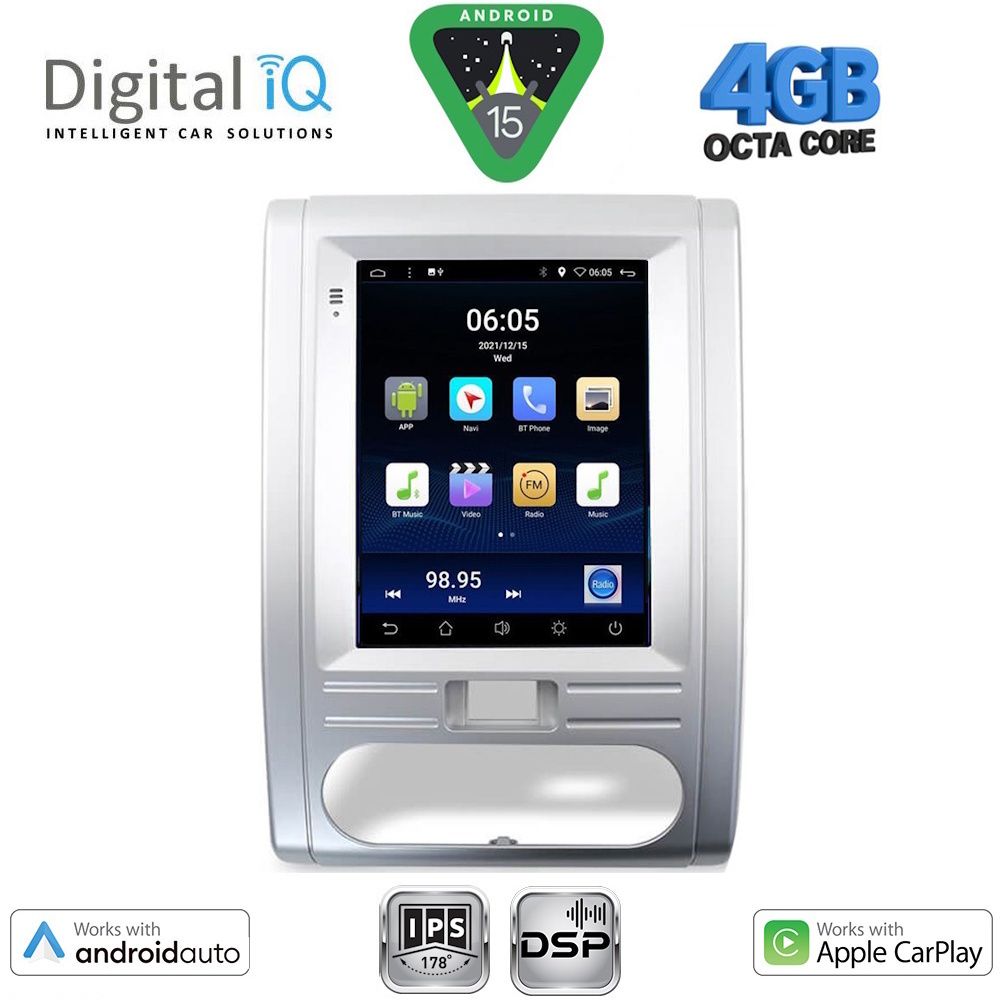 DIGITAL IQ BXF 6967_CPAA TESLA STYLE for NISSAN XTRAIL mod. 2007-2014