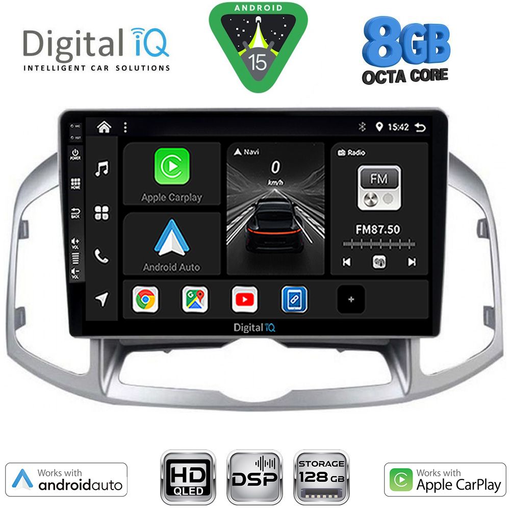 DIGITAL IQ BXF 7071_CPAA (10inc) MULTIMEDIA for CHEVROLET CAPTIVA mod. 2012-2018