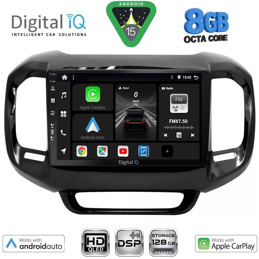 DIGITAL IQ BXF 7127_CPAA (9inc) MULTIMEDIA TABLET for FIAT TORO mod. 2017-2026