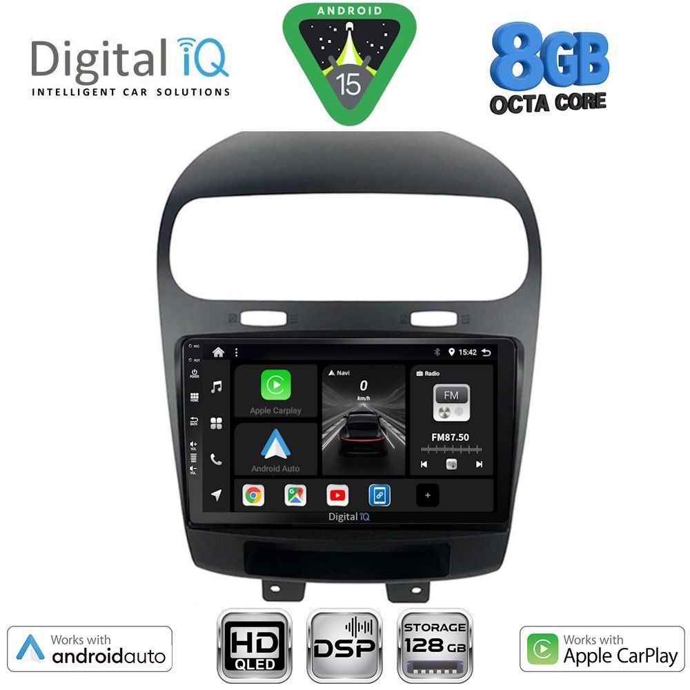 DIGITAL IQ BXF 7144_CPAA (9inc) MULTIMEDIA TABLET for FIAT FREEMONT mod. 2008-2020