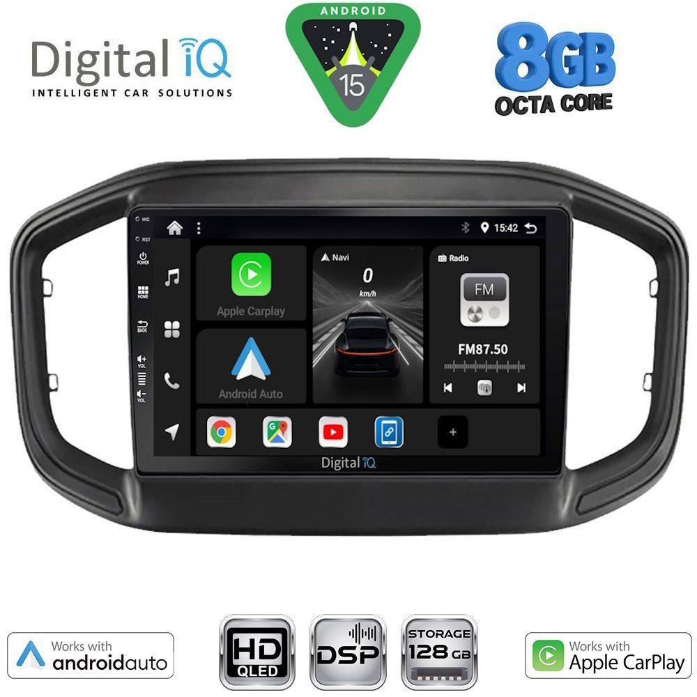 DIGITAL IQ BXF 7147_CPAA (9inc) MULTIMEDIA TABLET for FIAT STRADA mod. 2020-2026