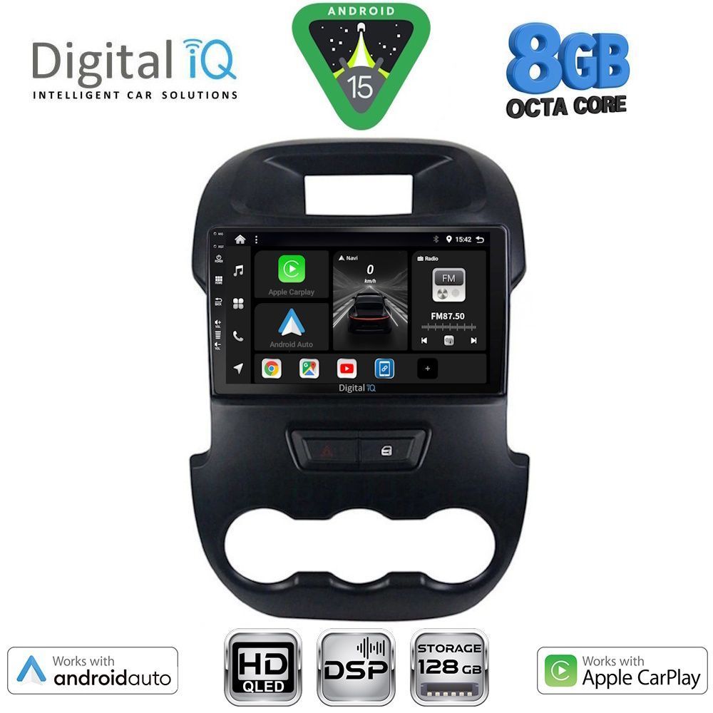 DIGITAL IQ BXF 7171_CPAA (9inc) MULTIMEDIA TABLET for FORD RANGER mod. 2011-2015