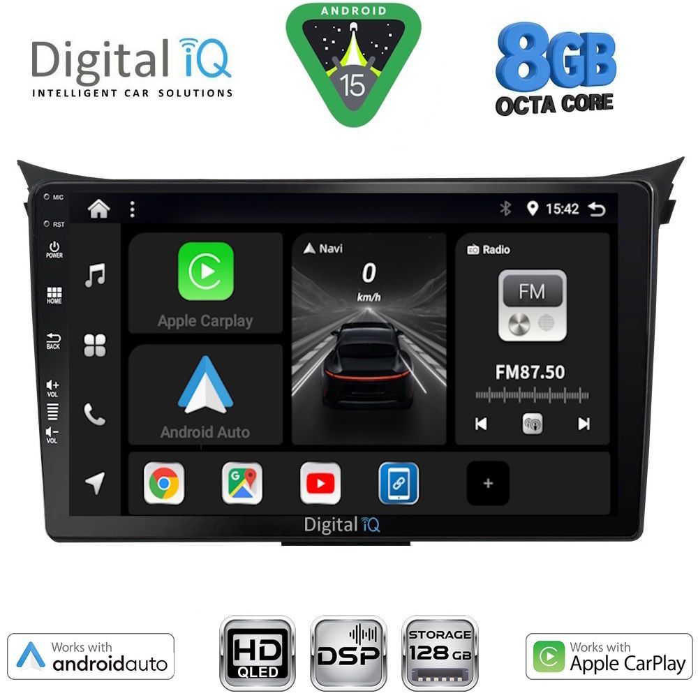 DIGITAL IQ BXF 7232_CPAA (9inc) MULTIMEDIA TABLET for HYUNDAI i30 mod. 2012-2017