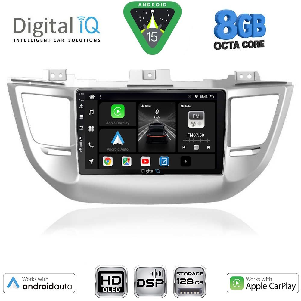 DIGITAL IQ BXF 7243_CPAA (9inc) MULTIMEDIA TABLET for HYUNDAI TUCSON mod. 2015-2019