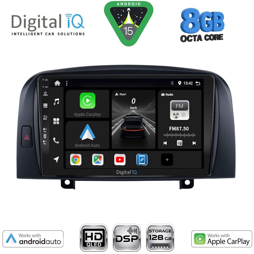 DIGITAL IQ BXF 7248_CPAA (9inc) MULTIMEDIA TABLET for HYUNDAI SONATA mod. 2006-2009