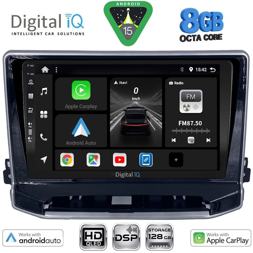 DIGITAL IQ BXF 7279_CPAA (10inc) MULTIMEDIA TABLET for JEEP COMPASS mod. 2022-2026